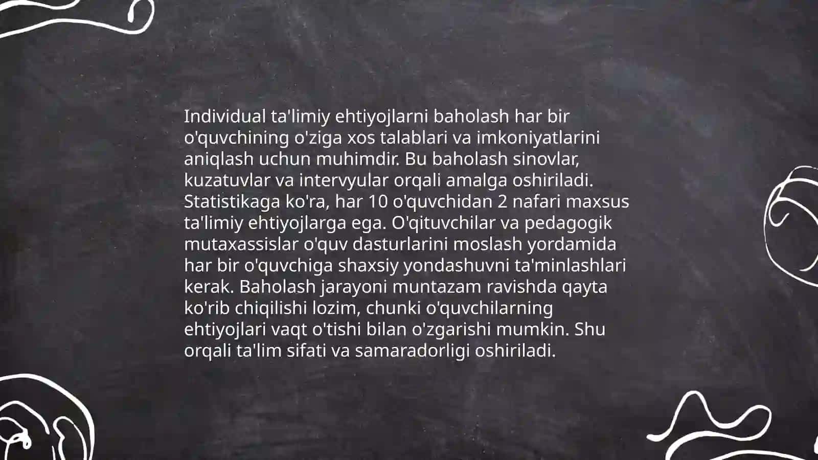 Alohida yordamga muhtoj bolalarni aniqlash metodikasi 4