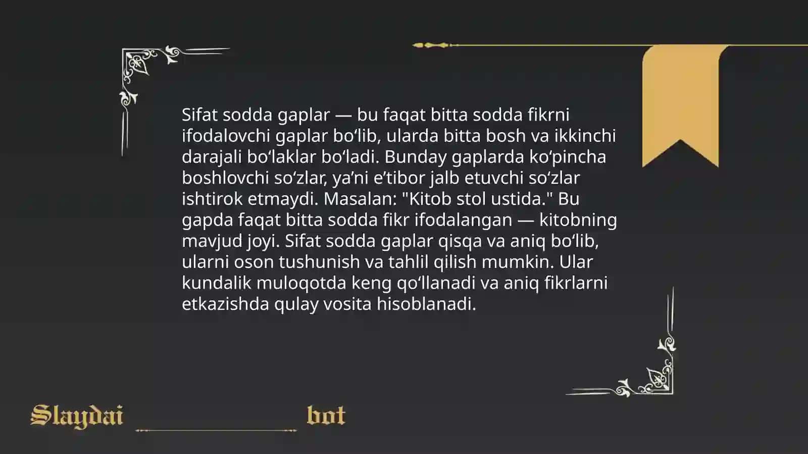 Ot sodda gaplar 4