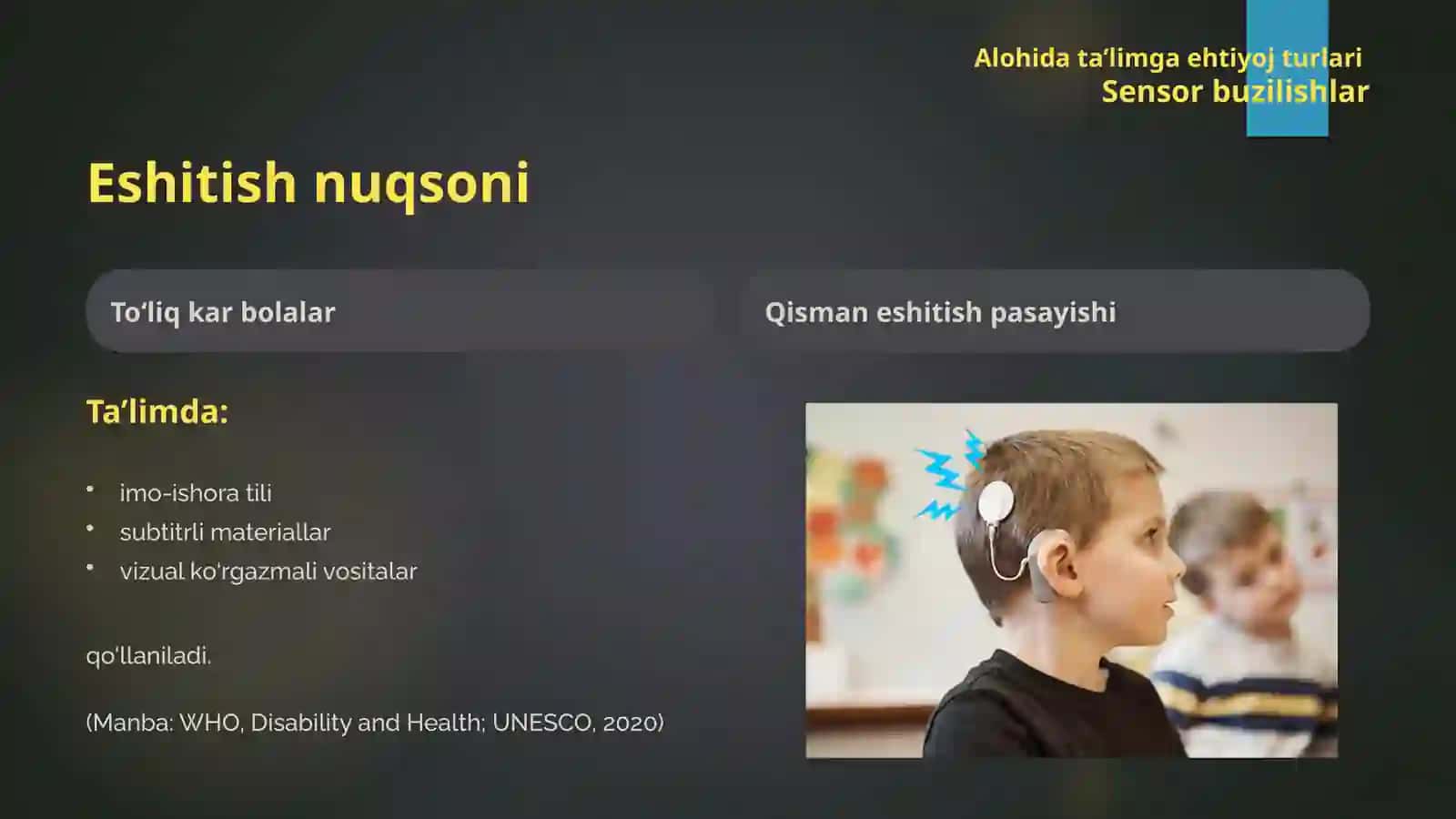 ALOHIDA TA’LIMGA EHTIYOJI BO‘LGAN BOLALAR VA ULARNI INKLYUZIV TA’LIMGA JALB ETISH 4