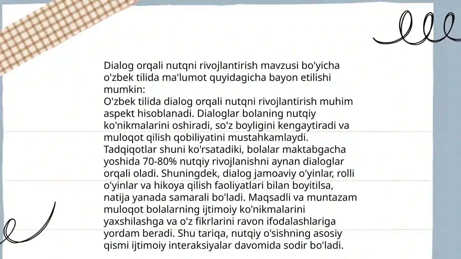 Oʻquvchilarning bogʻlanishli nutqini oʻstirish imkoniyatlari 4