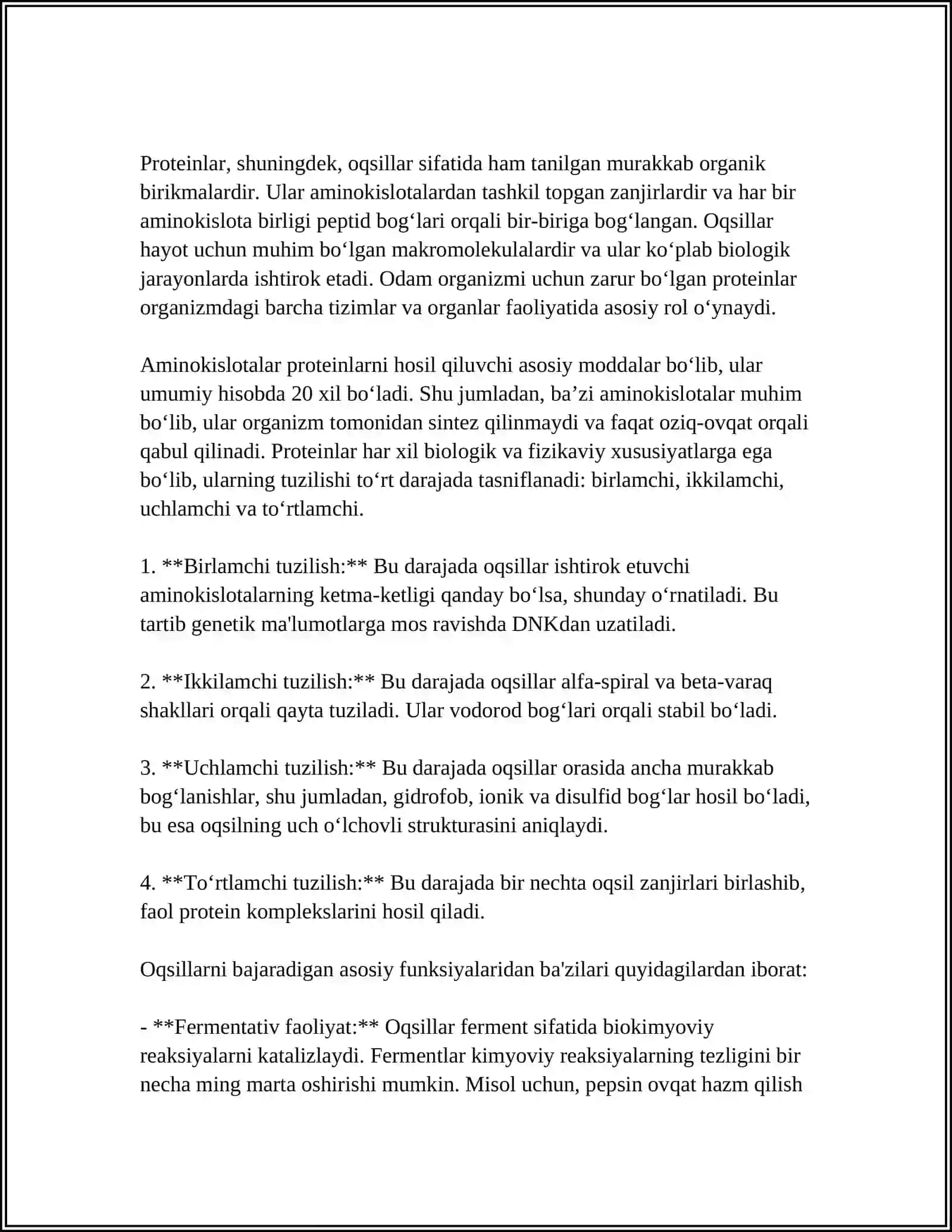 BIOLOGIK FAOL KOMPLEKS BRIKMALAR 4