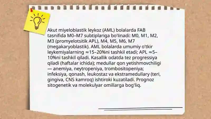 Bolalarda onkogemotologik kasalliklar turlari va kechishi 4