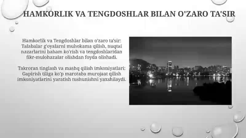 Eshitish idrokini rivojlantirishga qoʻyilgan talablar 4