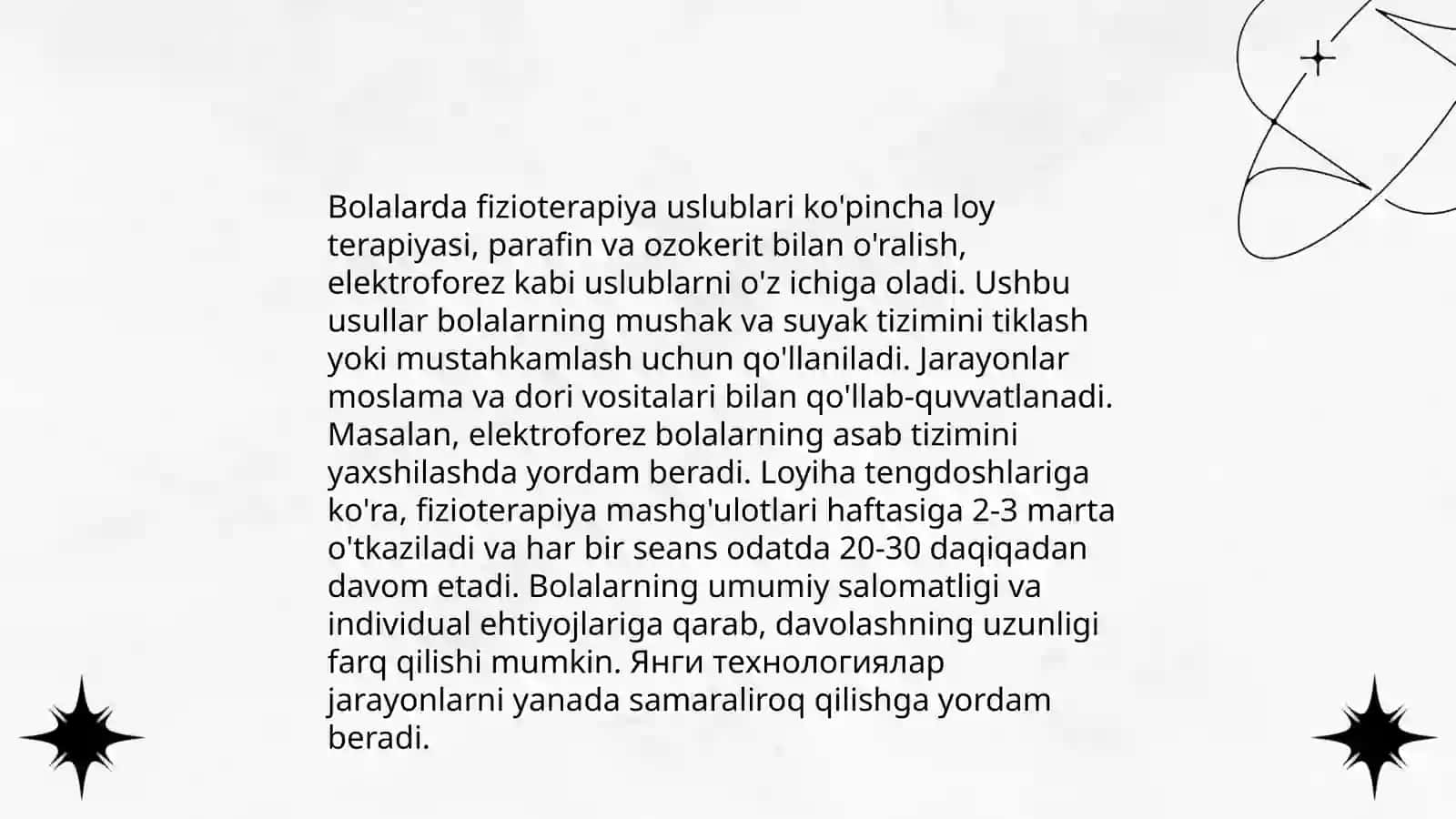 Fizioterapevtik omillar bilan bolalarni davolash 4