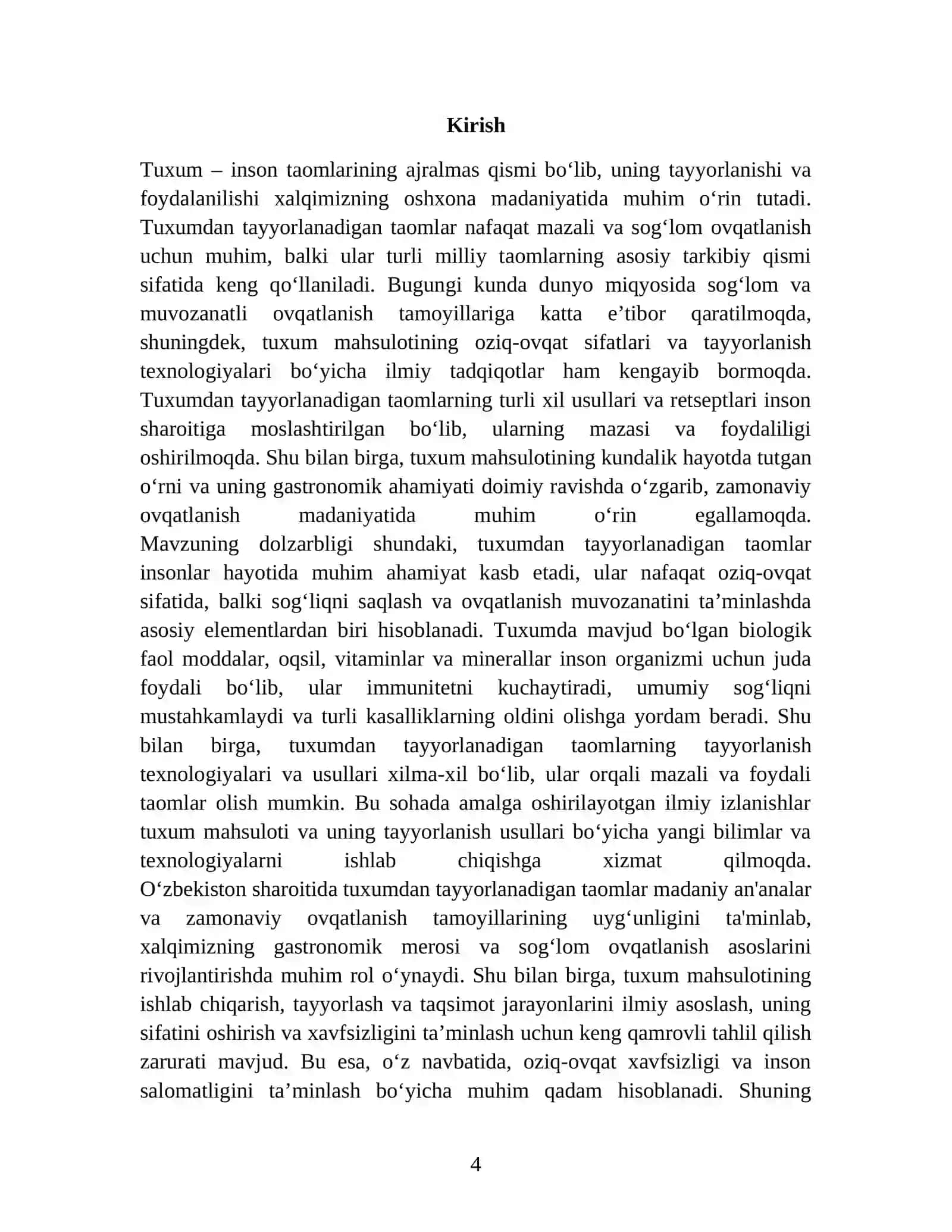 TUXUMDAN TAYYORLANADIGAN TAOMLAR MAVZUSIRNI O‘QITISH METODIKASI 4