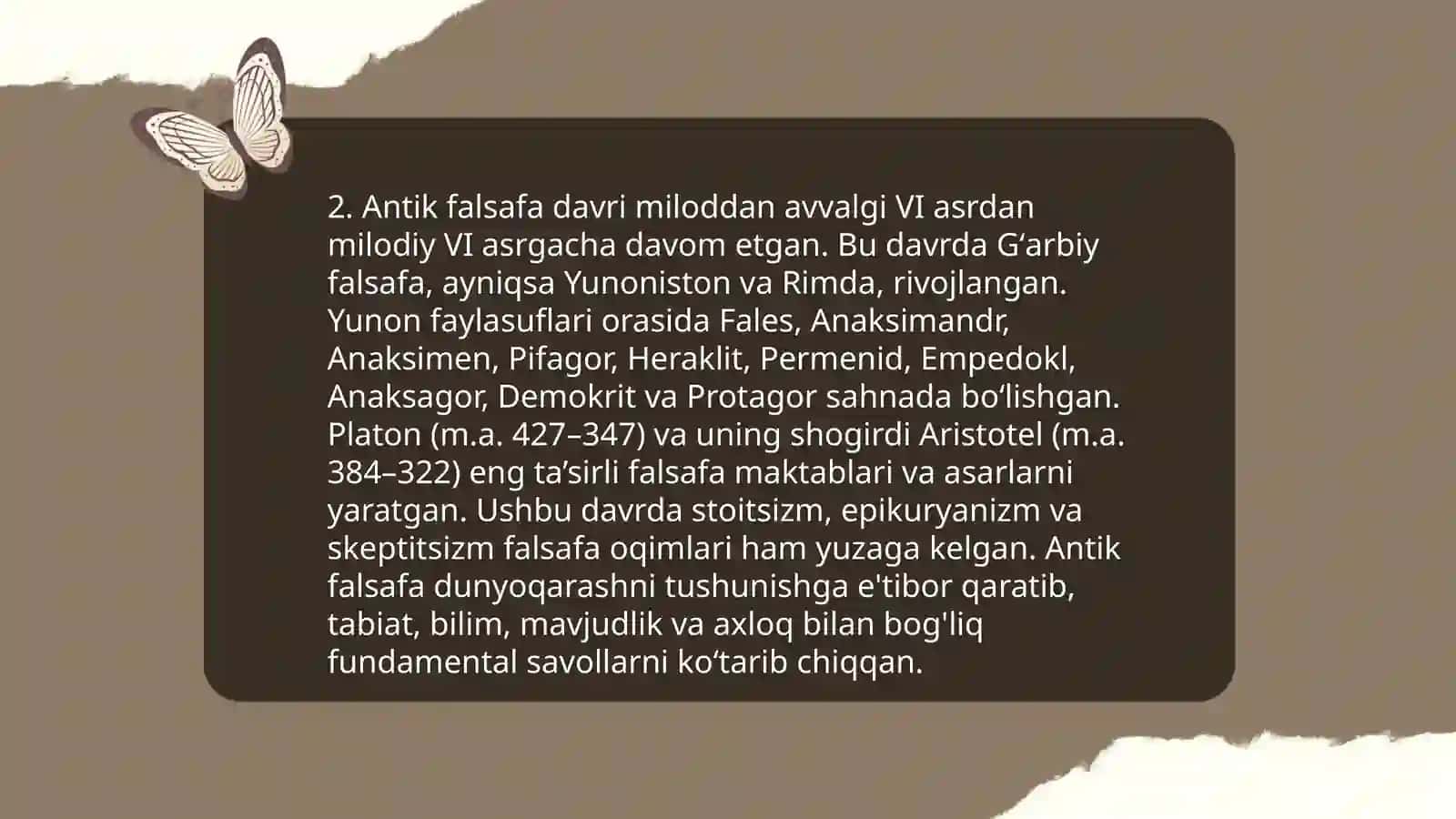 Gʻarb falsafasi 4