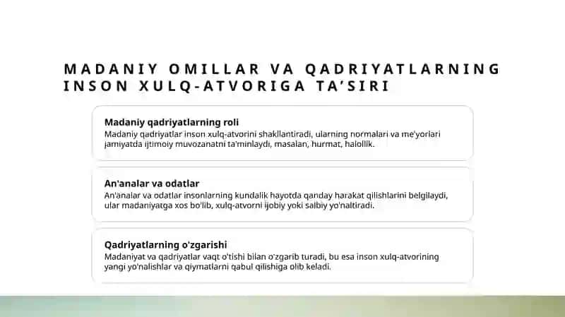 Inson faoliyatining psixologik va madaniy asoslari 4