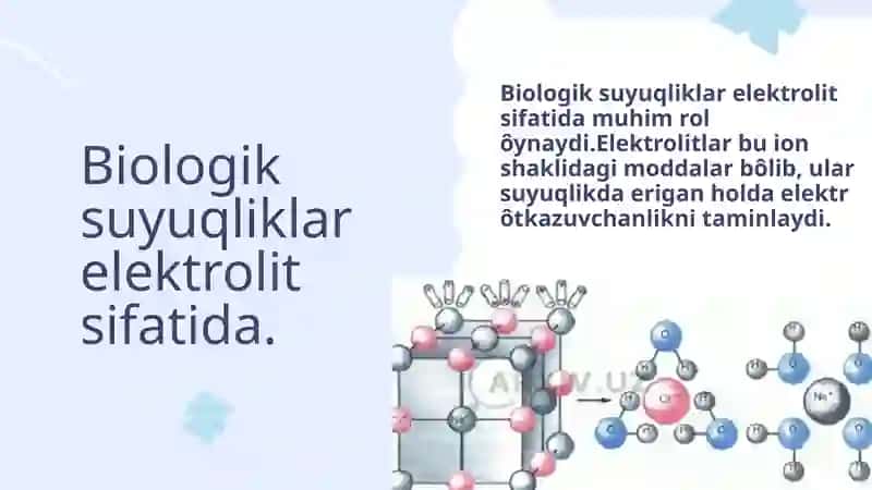 Organizmning biologik suyuqliklari 4