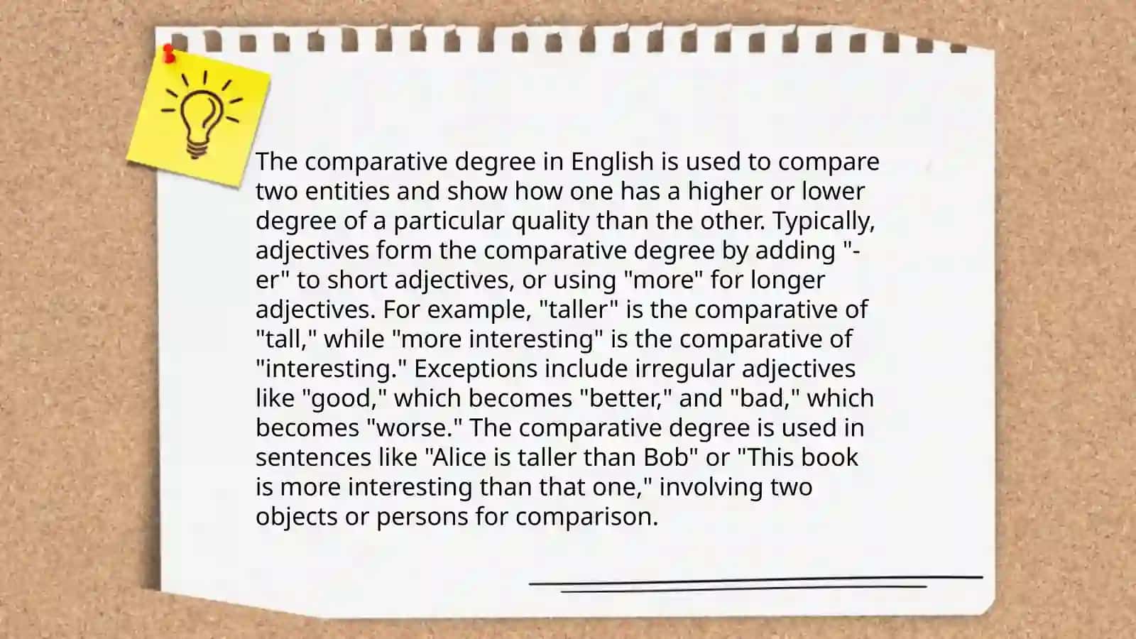 Degrees of comparison adjectives 4