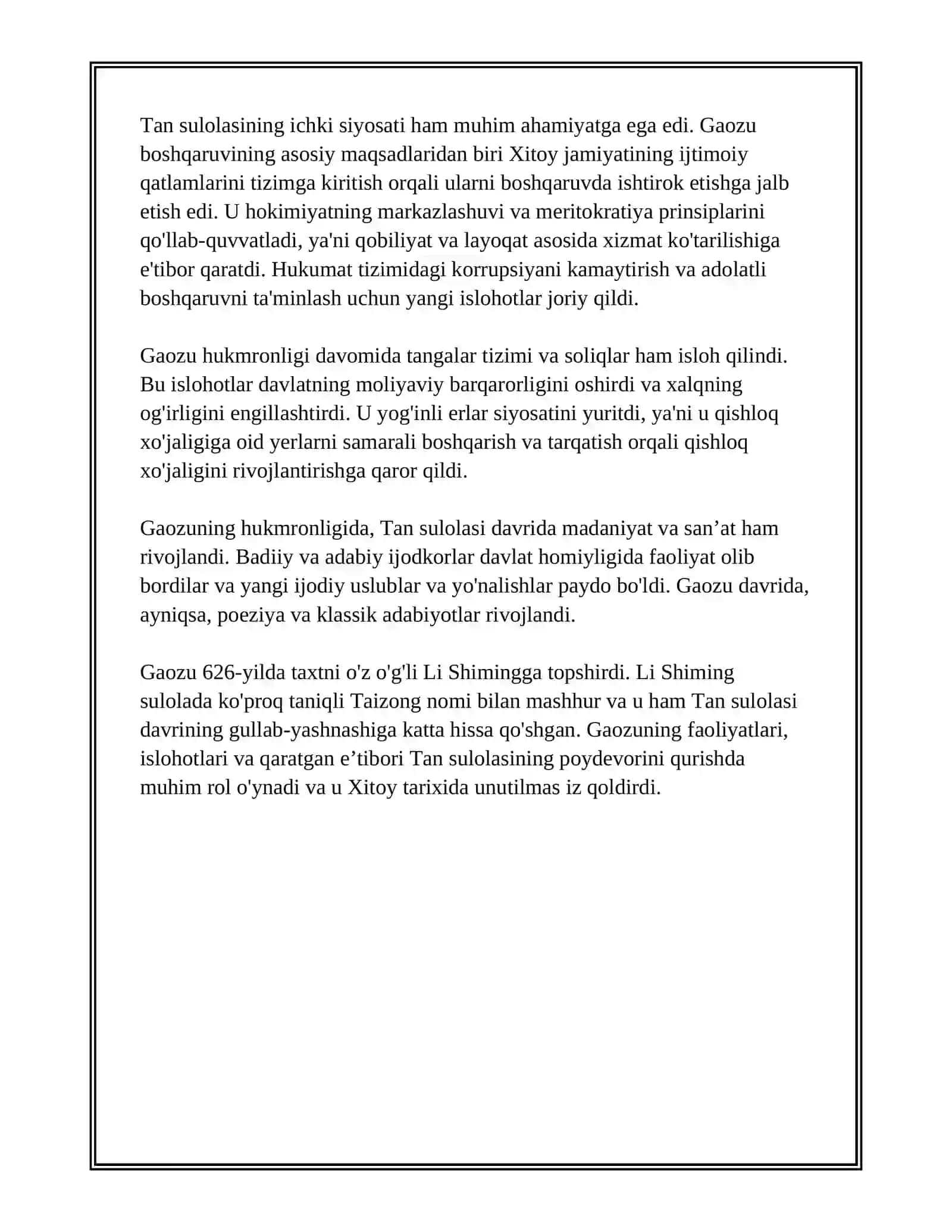 Tan Sulolasi Davri 4