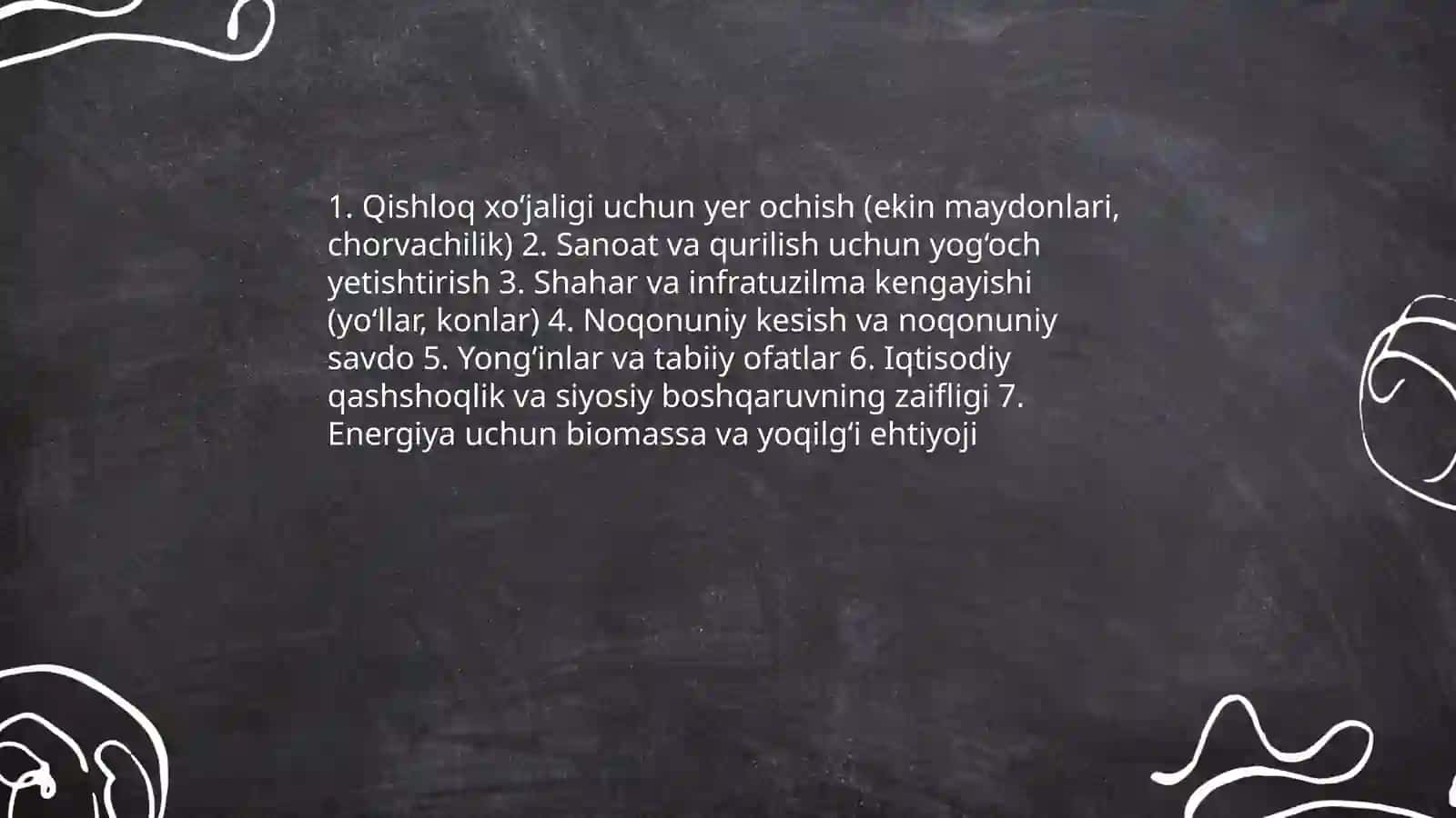 O'rmolarni kesilishi 4