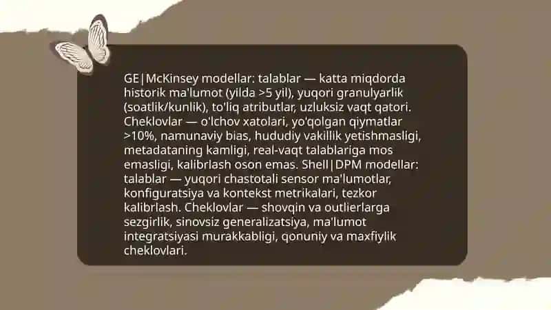 GE |McKinsey va Shell |DPM modellarining tahliliy salohiyati 4