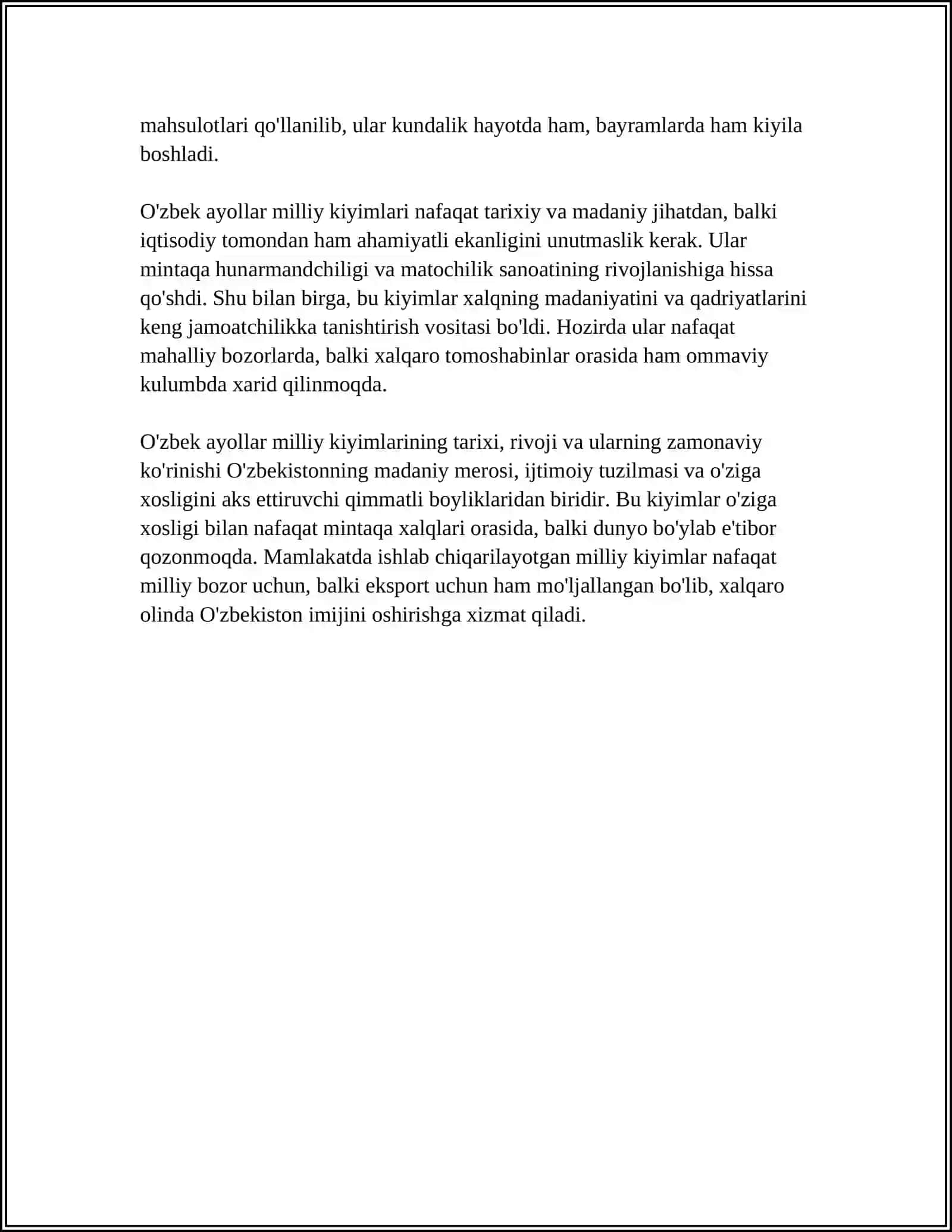AYOLLAR MILLIY KUYLAGI 4