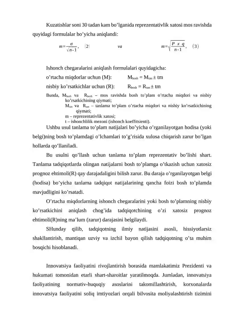 ILMIY-TADQIQOT XULOSALARINI SHAKLLANTIRISH VA SAMARADORLIGINI BAHOLASH 4