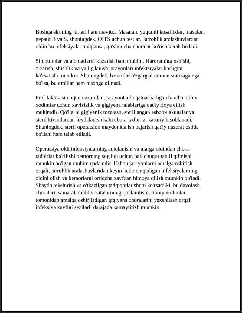 XIRURGIYADA GOSPITAL INFEKTSIYANI PROFILAKTIKASI 4