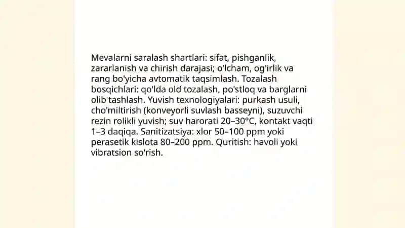 Mevalardan jem tayyorash texnalogiyasi 4