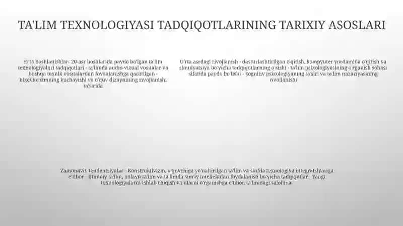 Ta'lim Texnologiyasi Muammolarini Tatqiq Etuvchi Muammolar 4