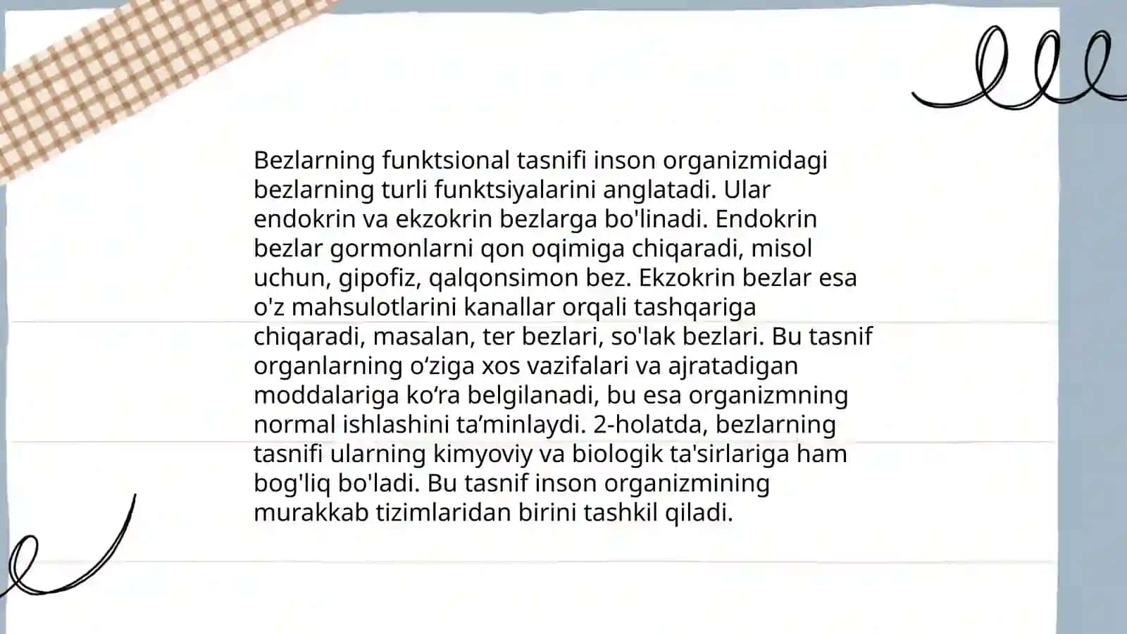 Tashqi sekretsiya bezlari va fiziologiyasi 4
