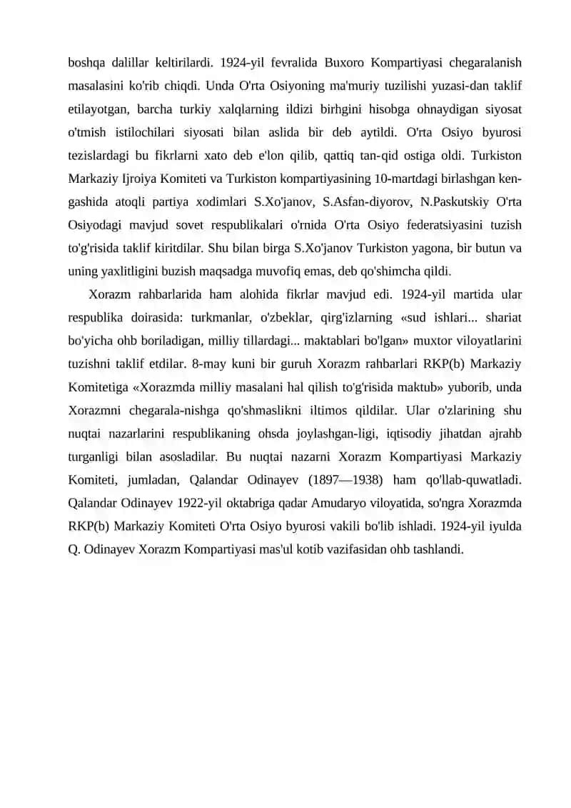 MILLIY-HUDUDIY CHEGARALASH VA O'ZBEKISTON SSRNING TUZILISHI 4