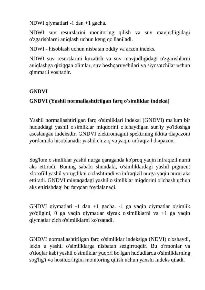Yerni Masofadan Zondlash fani bo`yicha o`n ikkita topshiriq 4