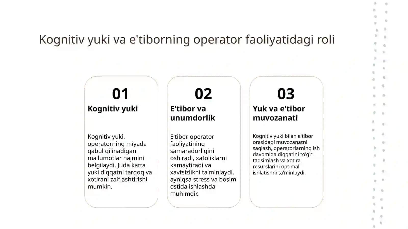 Operator faoliyatini o'rganishga qaratilgan psixologiya metodlari 4