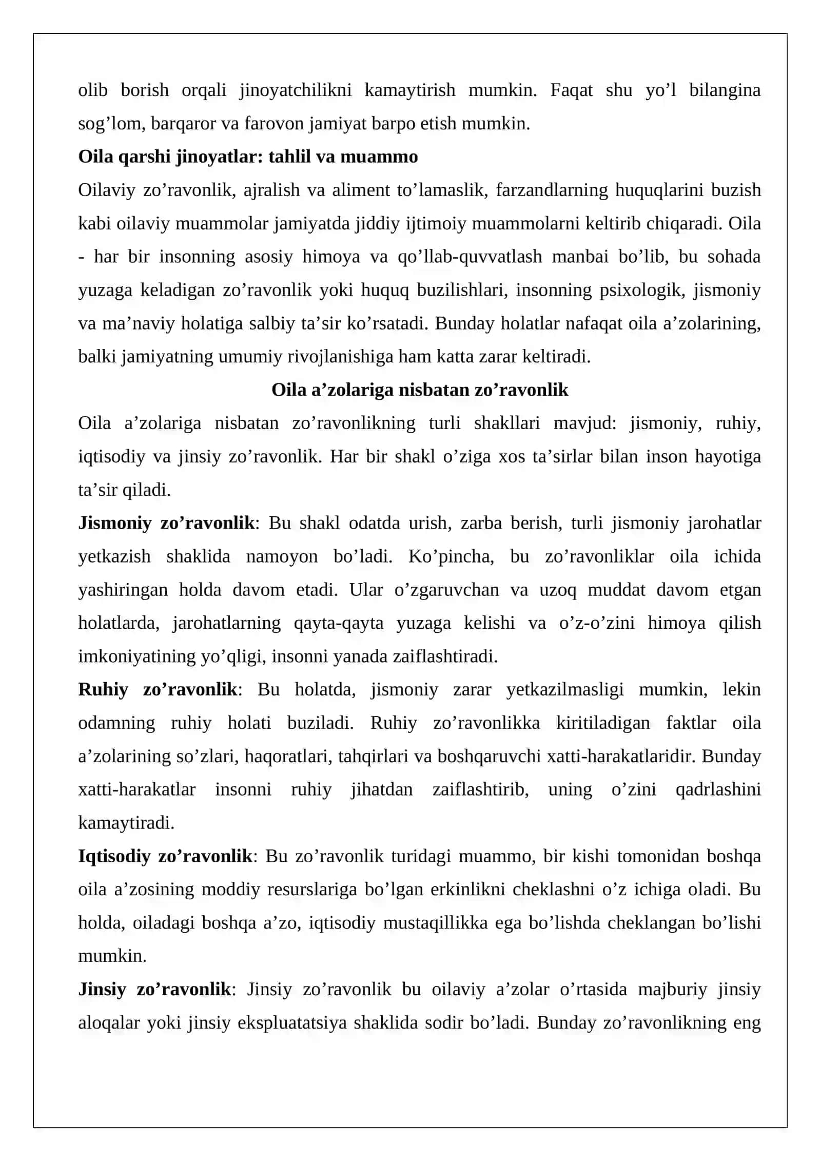 Oilaga, yoshlarga va axloqqa qarshi jinoyatlar huquqiy tahlili 4