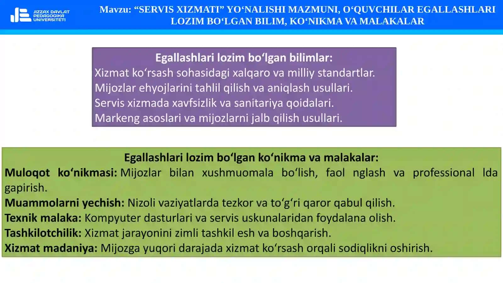 FAN: TEXNOLOGIK TA’LIM METODIKASI 4