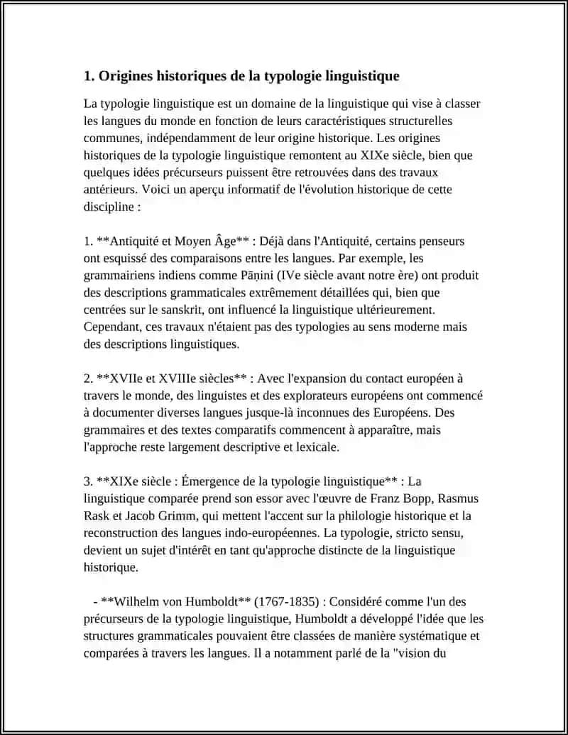 Etude Comparée des Langues 4