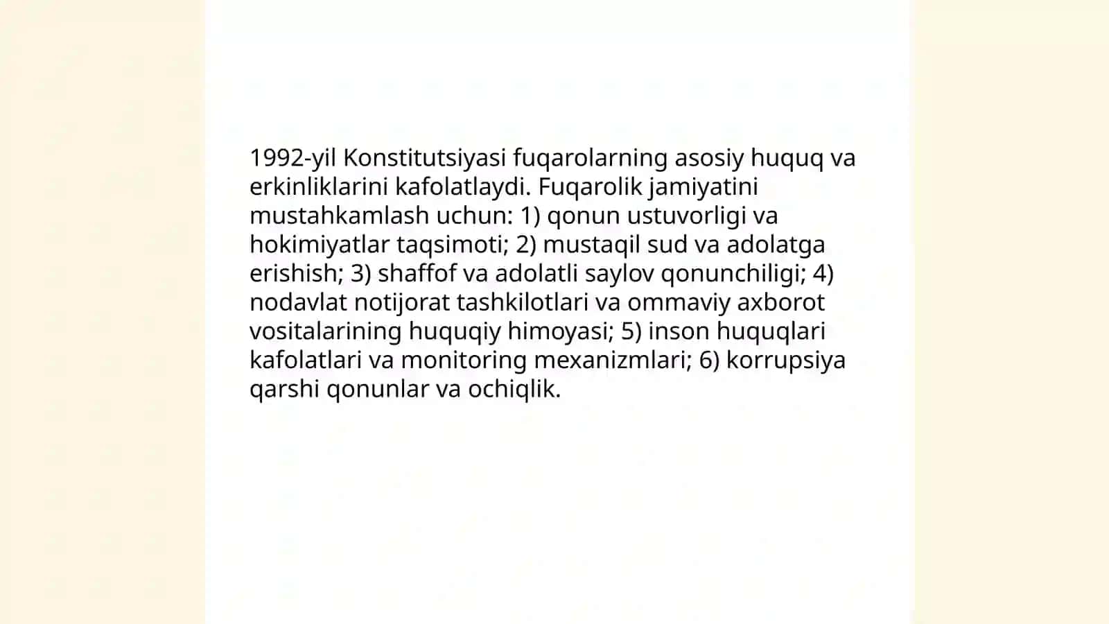 O'zbekistonda demokratik fuqarolik jamiyati asoslarining shakllanishi 4