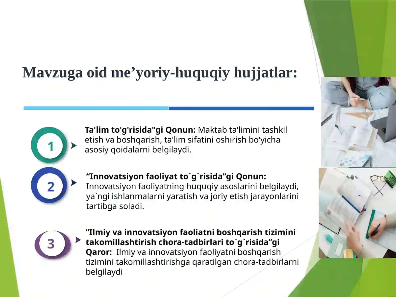 BOSHQARUVDAGI INNOVATSION VA AN’ANAVIY USULLAR 4