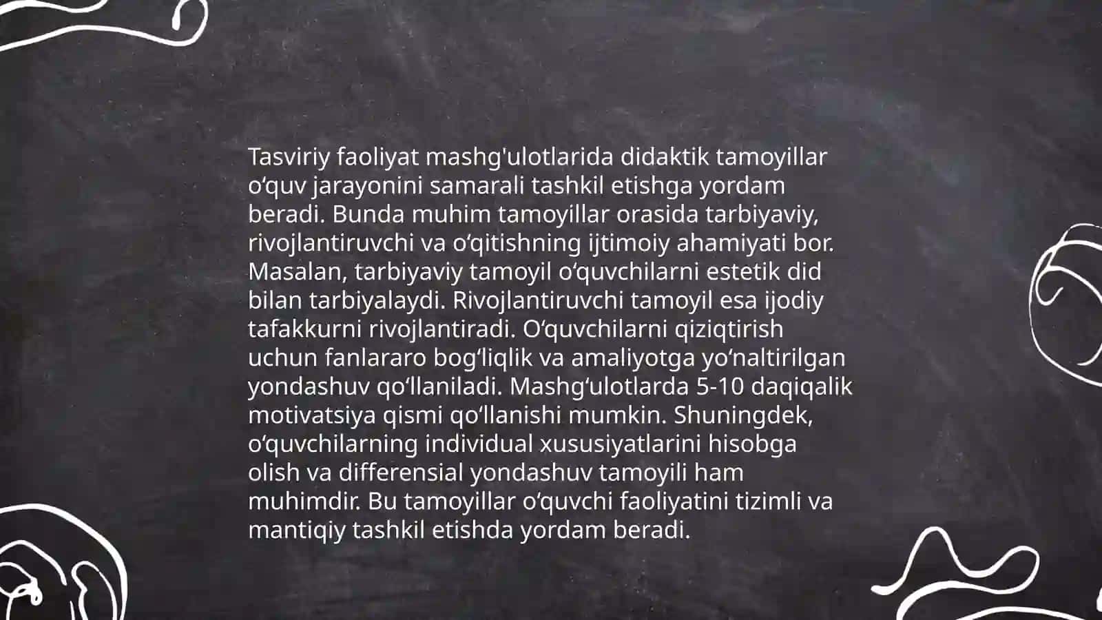 Maktabgacha taʼlim muassasalarida tasviriy faoliyat mashgʻulotlarini tashkil etish va uyushtirish 4