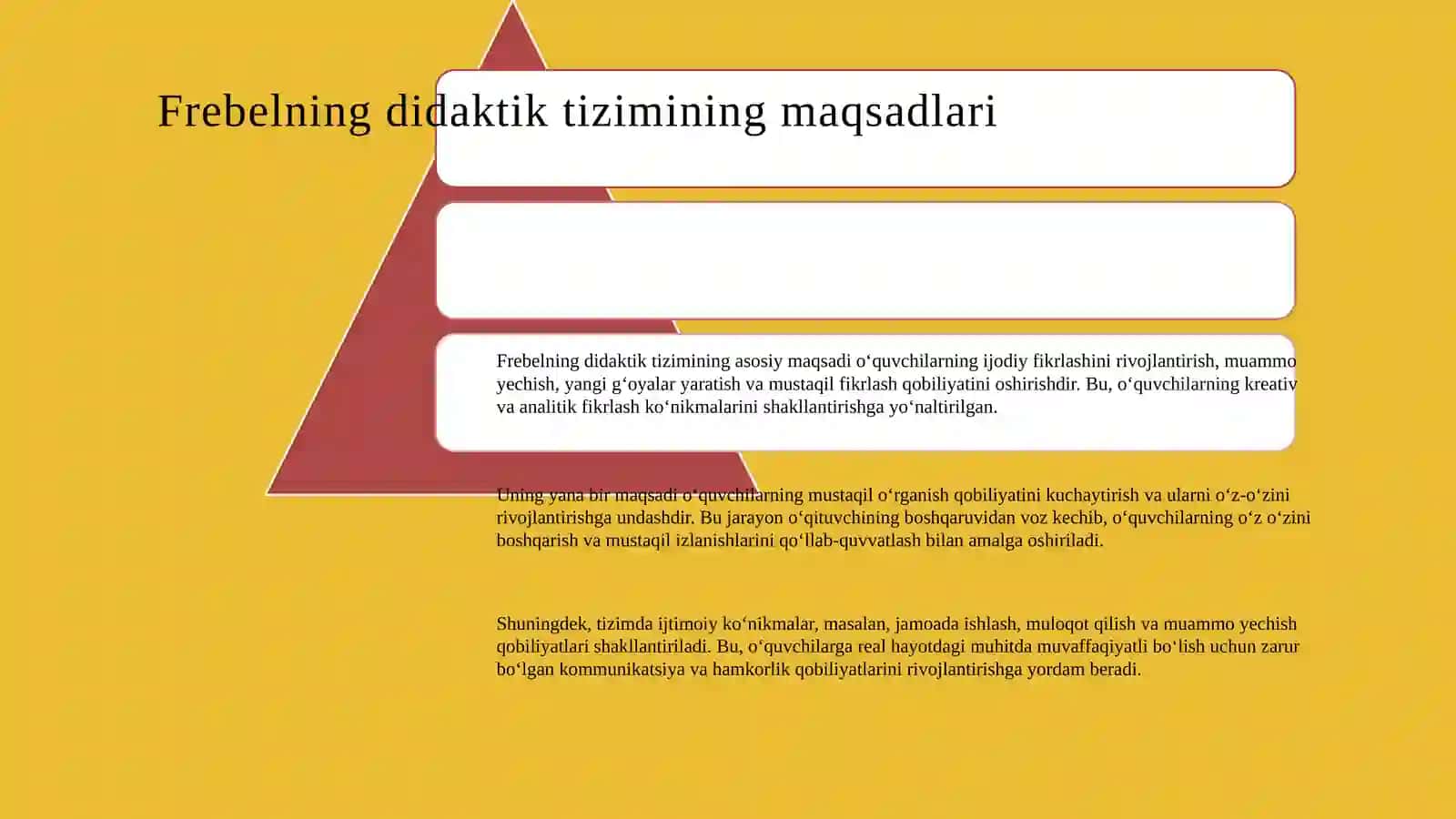 Frebelning didaktik tizimi 4