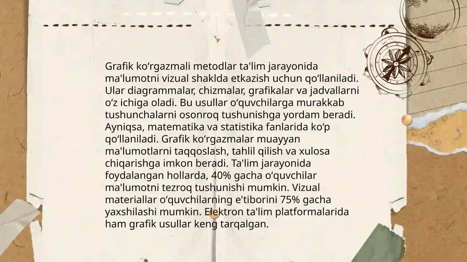 Tasviriy koʻrgazmali metodlar 4