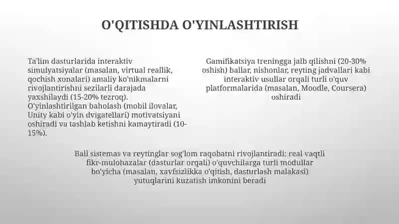 Tarbiya fanini òqitishda interfaol metodlardan foydalanish imkoniyatlari 4