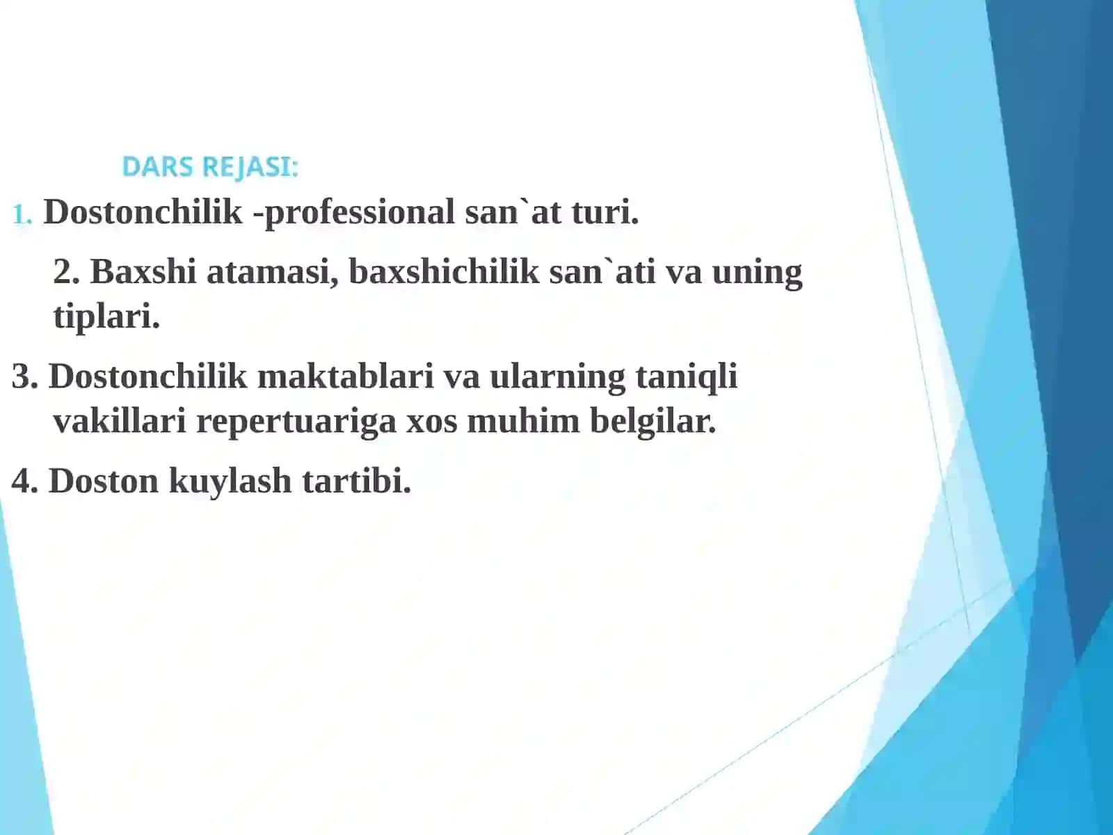 Dostonchilik maktablari va an`analari 4