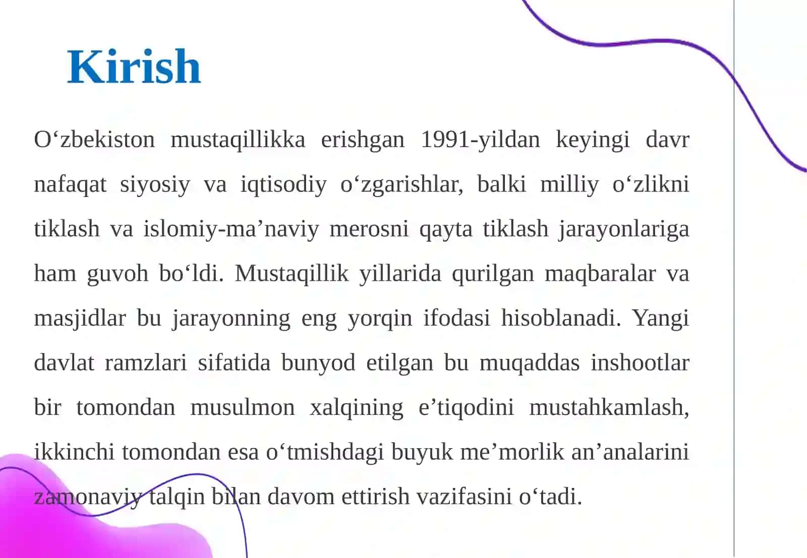 Mustaqillik yillarida qurilgan maqbara va masjidlar 4