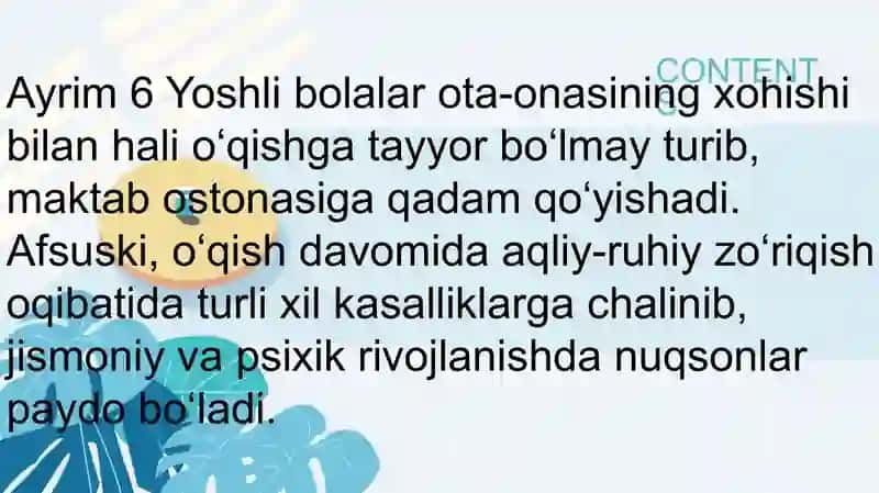 Kichik maktab yosh davrida psixik rivojlanish xususiyatlari.Taqdimot 4