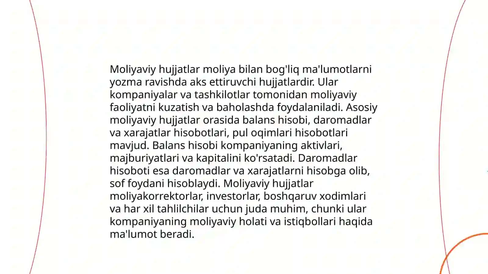 Hujjat turlari va xususiyatlari 4