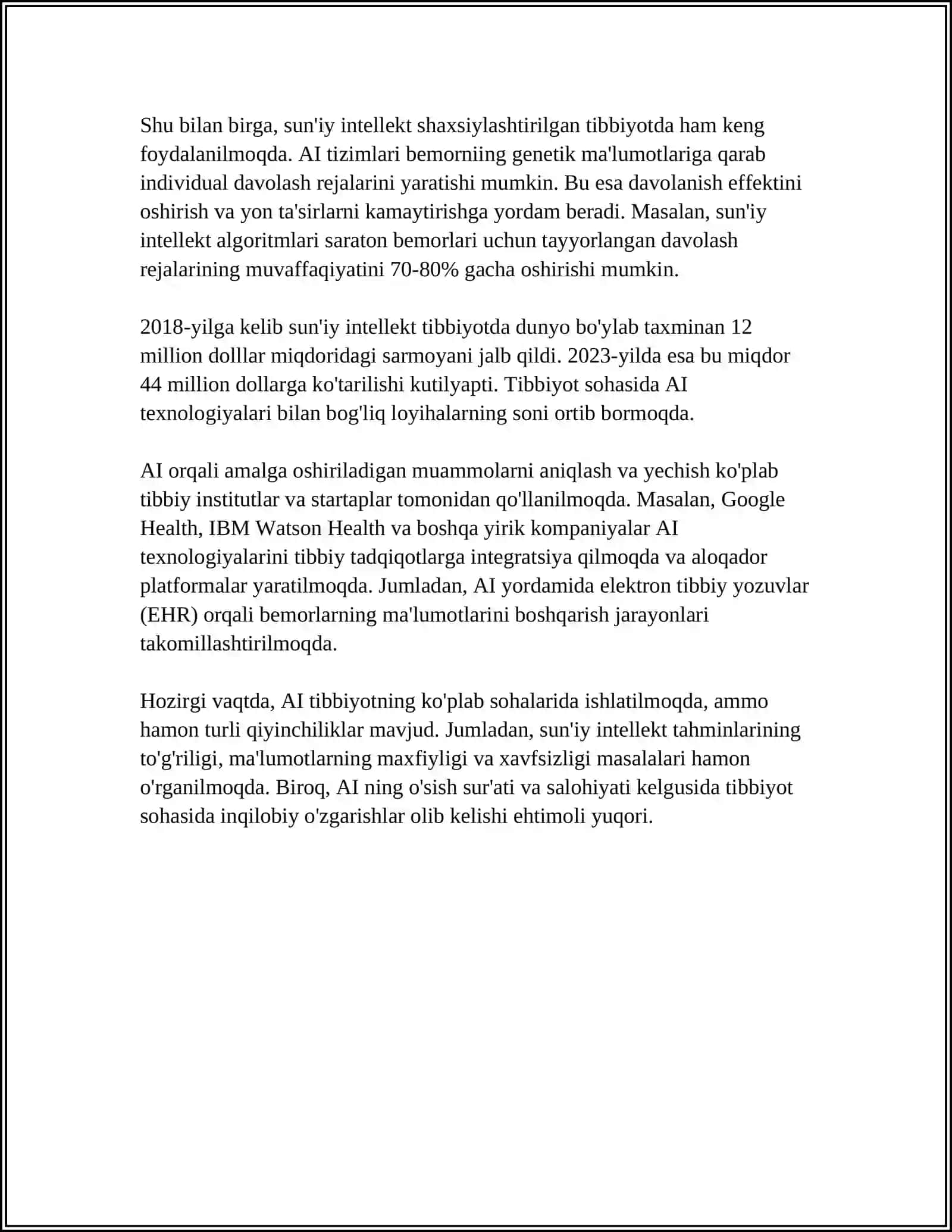 ZAMONAVIY TIBBIYOT TEXNOLOGIYALARI 4