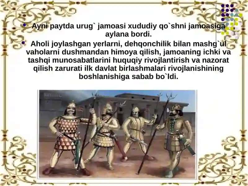 O'zbek davlatchiligining shakllanishi va dastlabki taraqqiyot bosqichlari 4