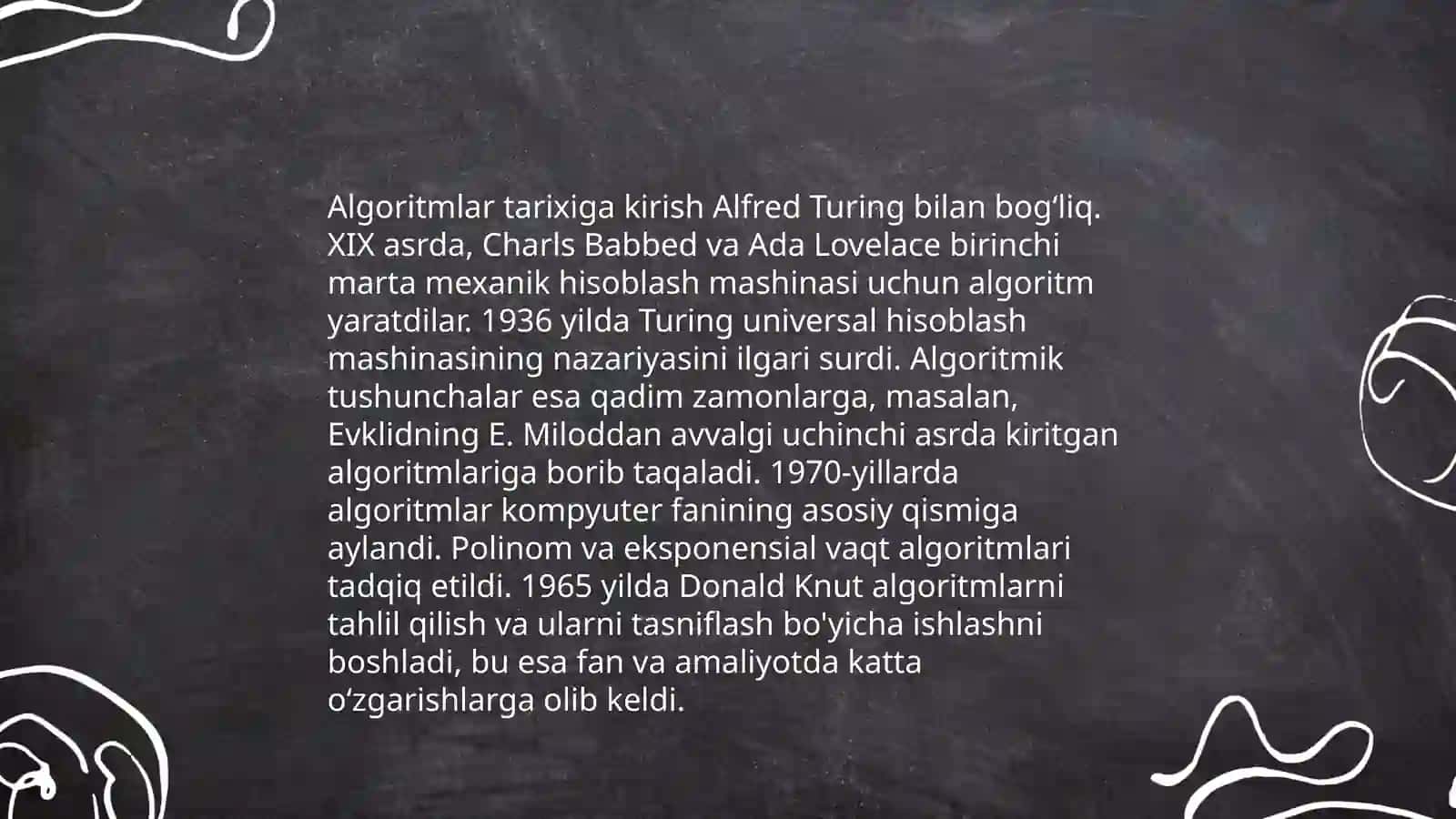 Algoritm va uning xususiyatlari 4