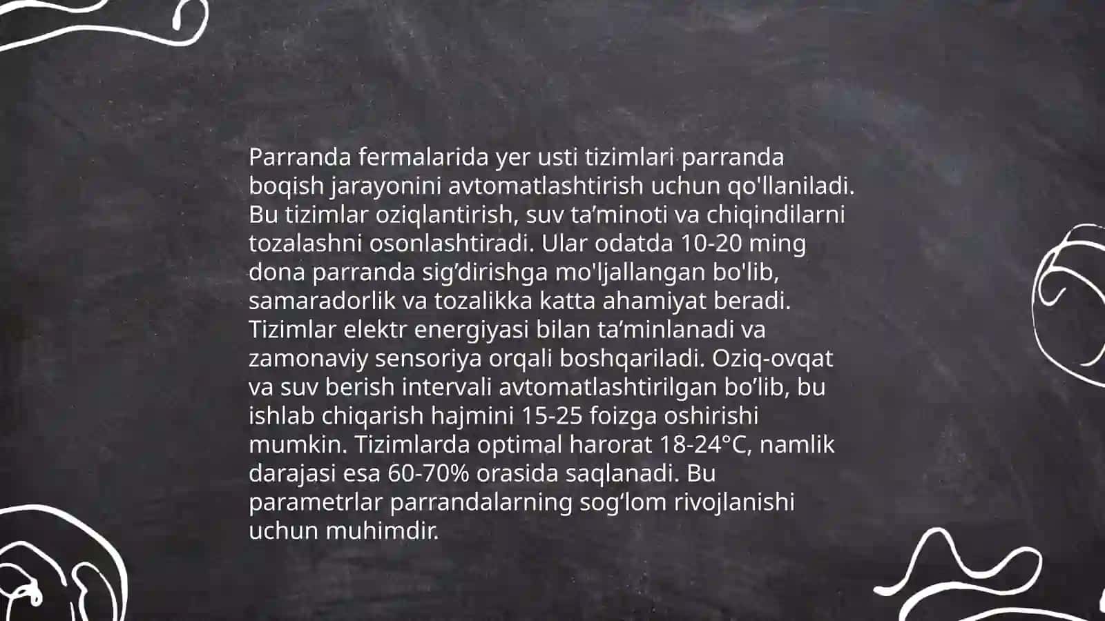 Parranda fabrikalarida parrandalarini saqlash usullari 4