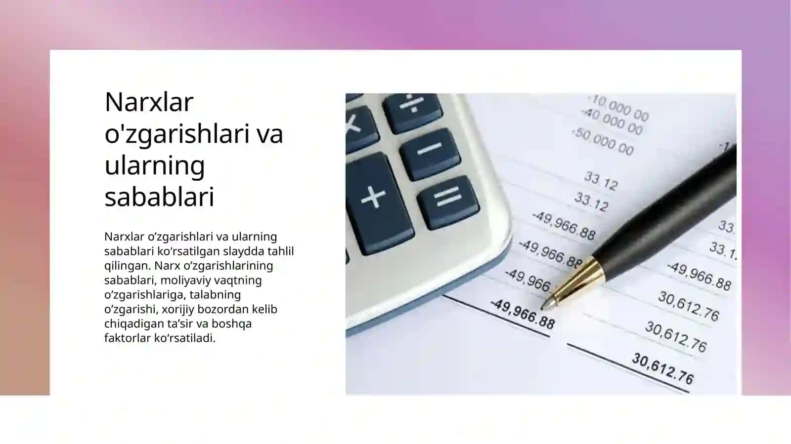 Narxlarni belgilash usullari 4