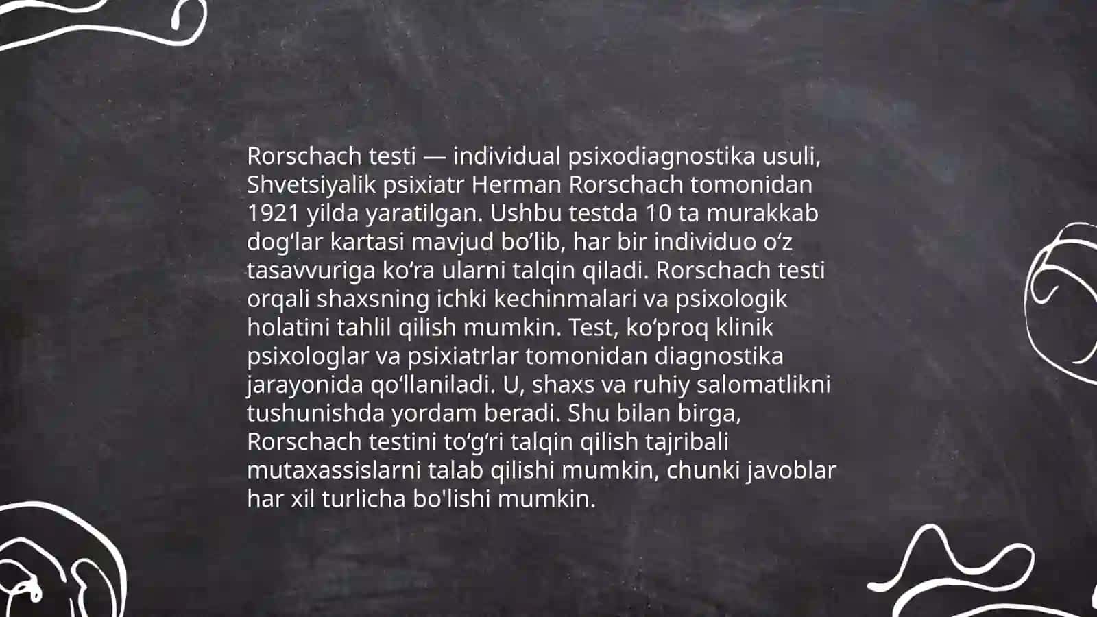 Shaxsni oʻrganuvchi proyektiv metodlar 4