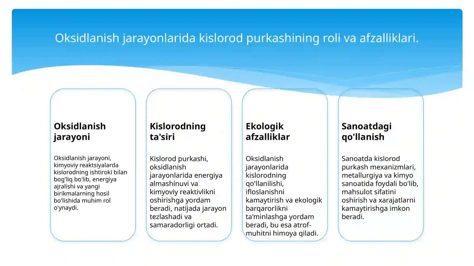 KISLOROD PURKASH MEXANIZMLARI VA OKSIDLANISH DAVRIGA TA’SIRI 4