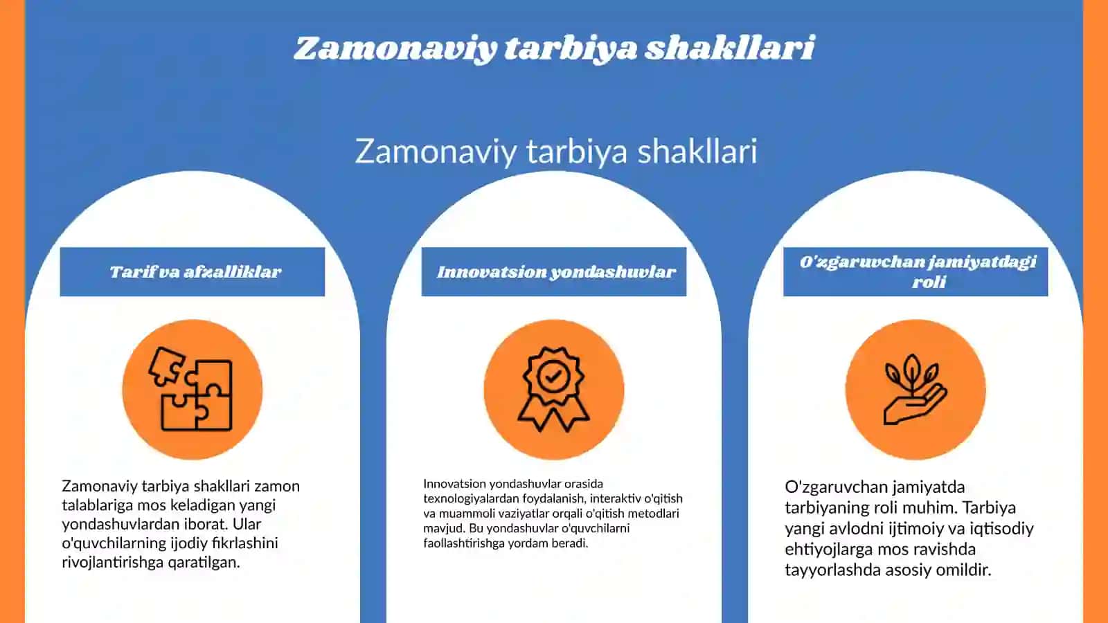 Tarbiya shakillari va metodlari 4