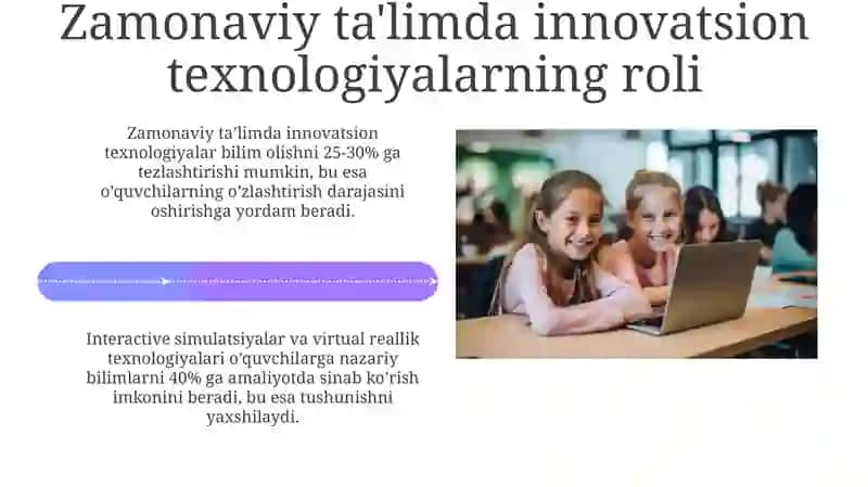 Innovatsion texnologiyalar taʼlim sifatini oshirish manba sifatida 4