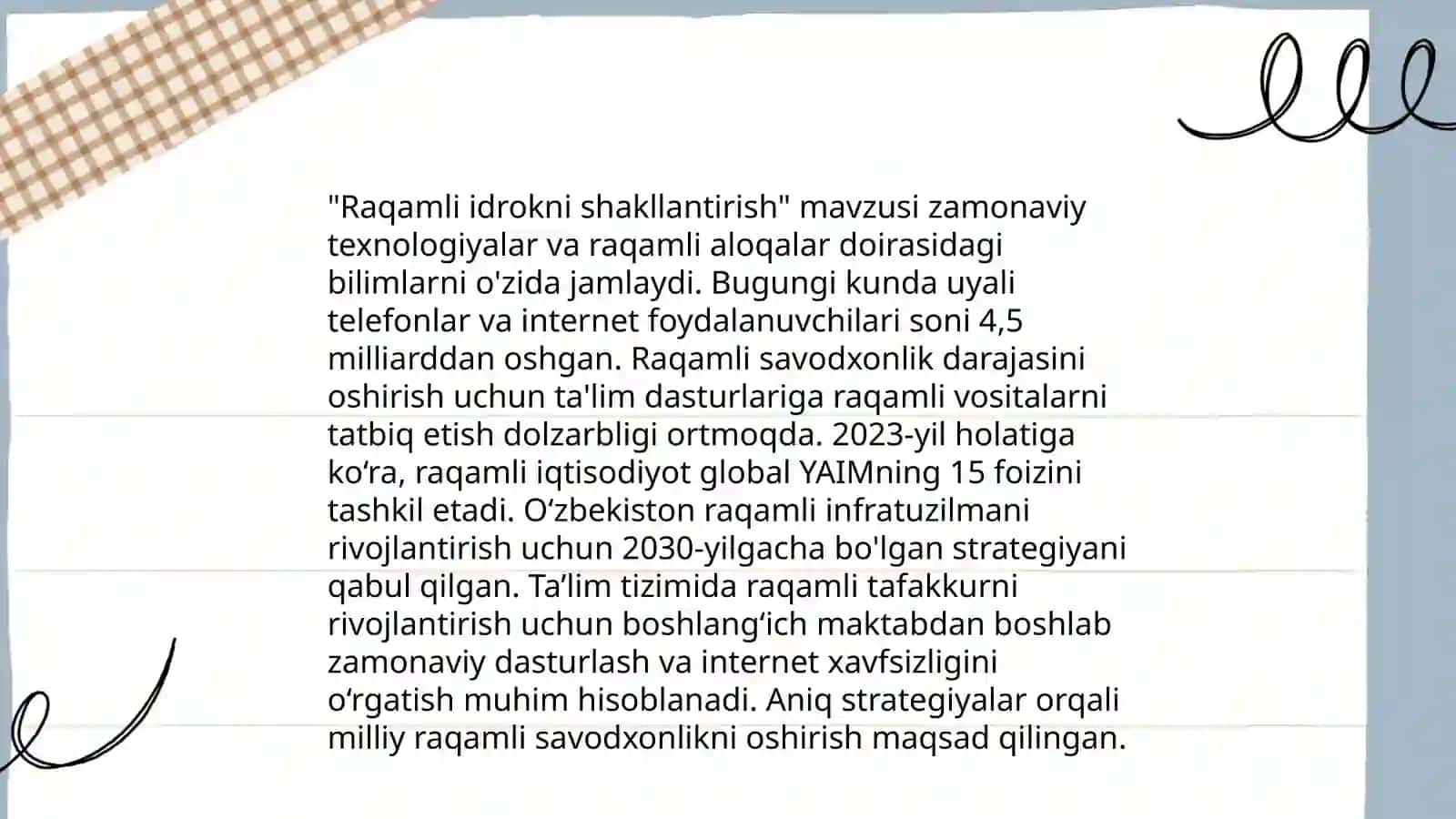 Matematik bilimlarning roli yoshdagi bolalarni rivojlantirishda 4