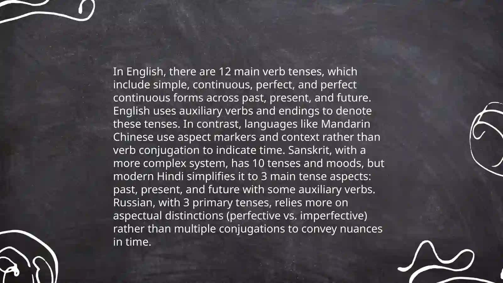 Differences Between Grammar Structures in English and Your Own Language 4
