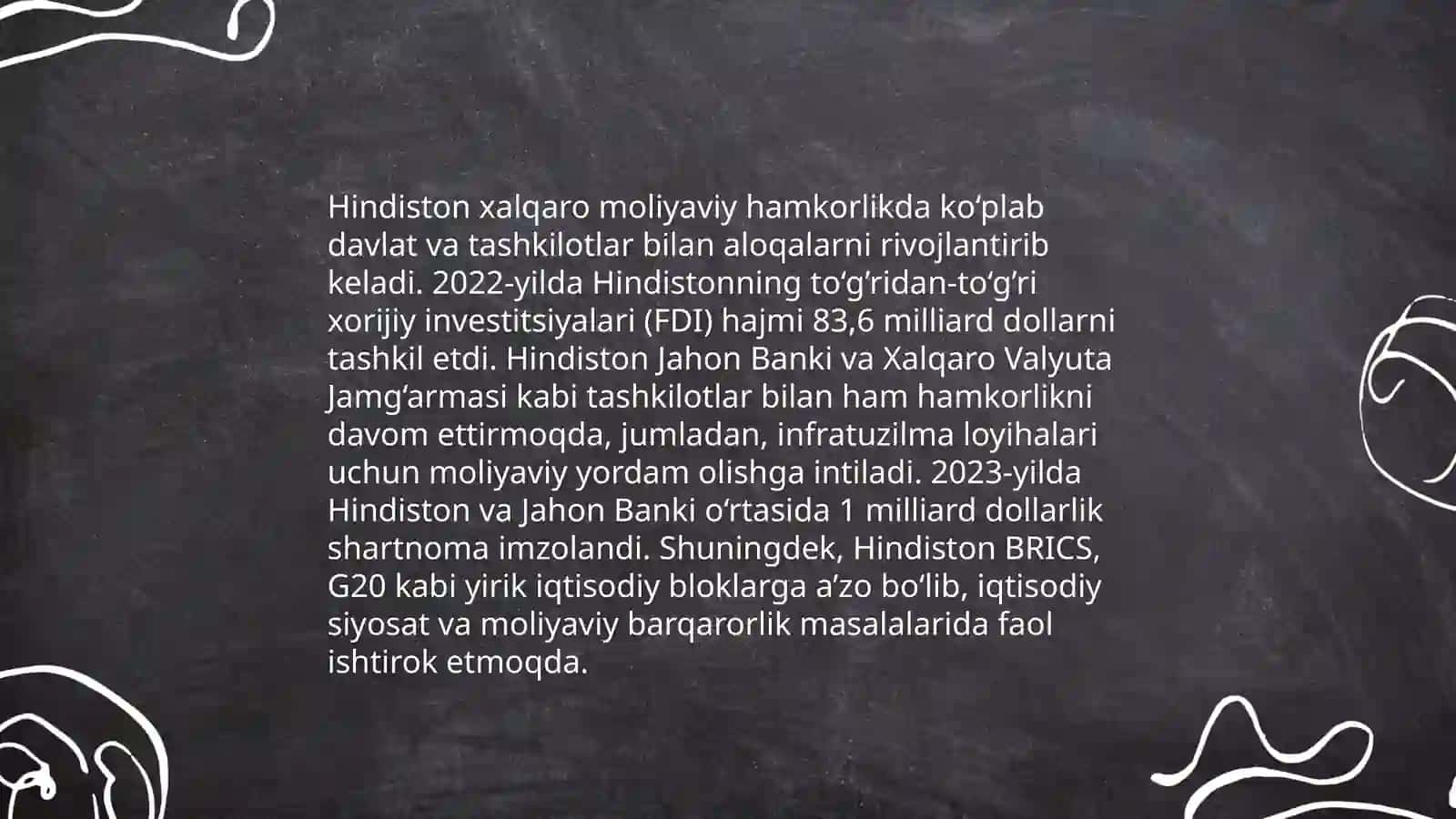Hindiston global iqtisodiyoti moliyasi strategiyasi 4